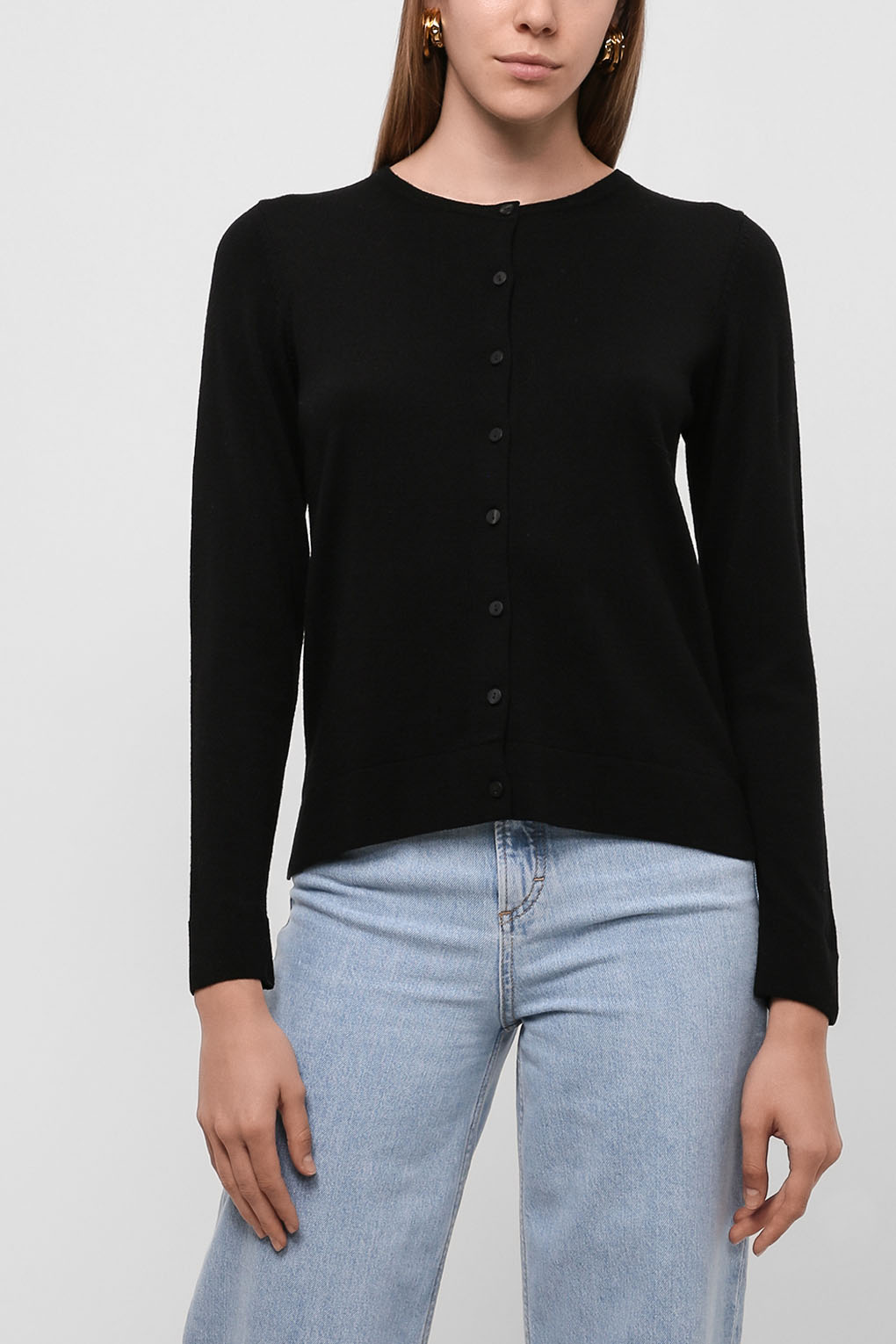

Кардиган женский Essentials by Stockmann 2108 AMELIA черный L, 2108 AMELIA