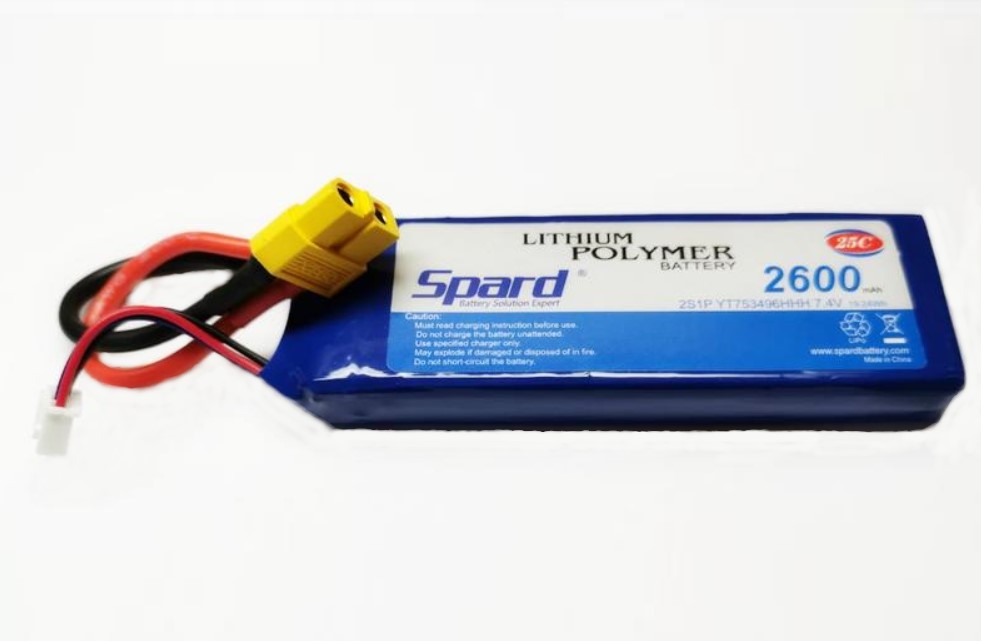 

Аккумулятор Li-Po Spard 2600mAh, 7,4V, 25C, XT60