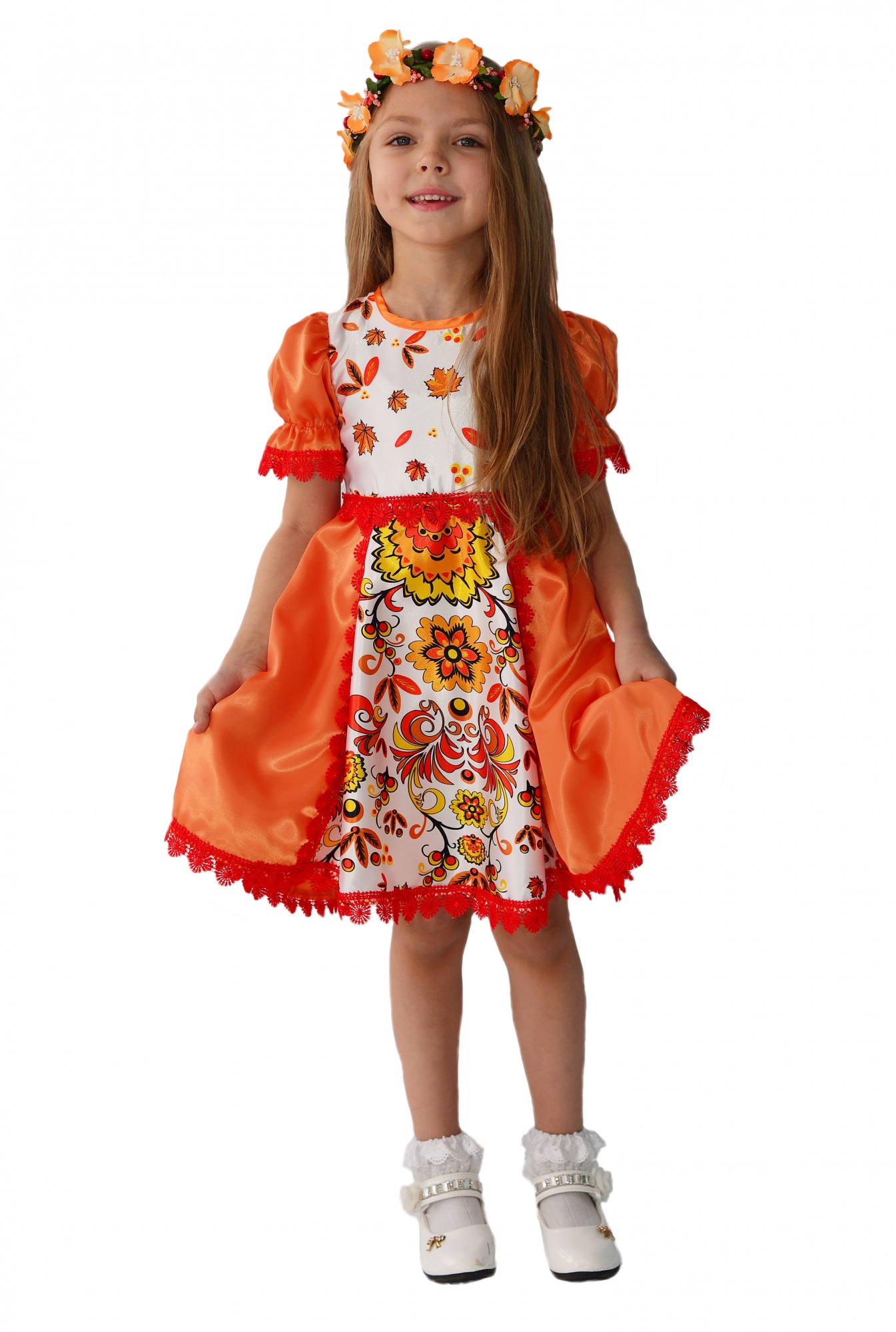 

Карнавальный костюм Batik Осень 1035 к-18 цв.мультиколор р.110, Осень
