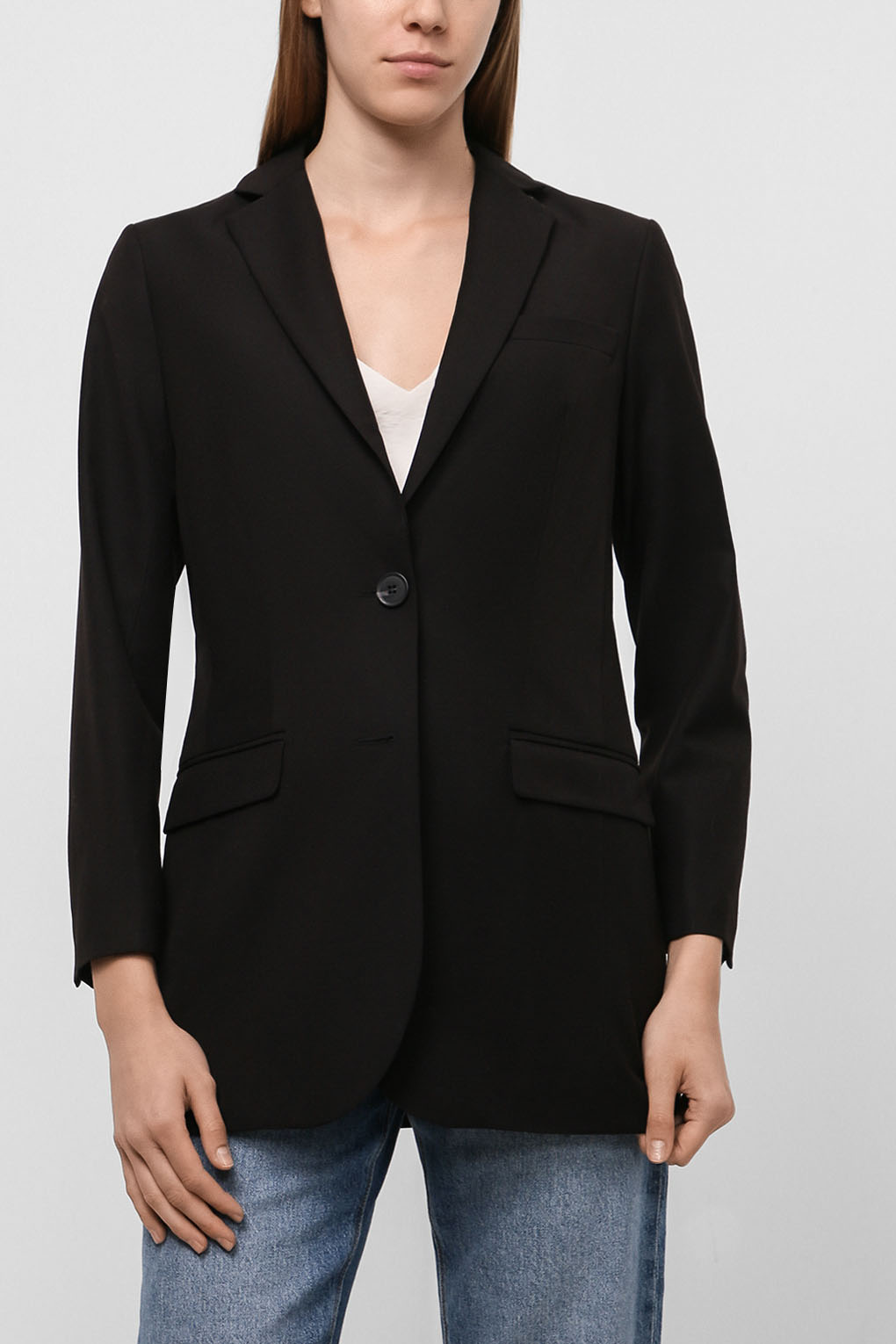 

Блейзер женский PAOLA RAY PR221-7038-01 черный L, PR221-7038-01