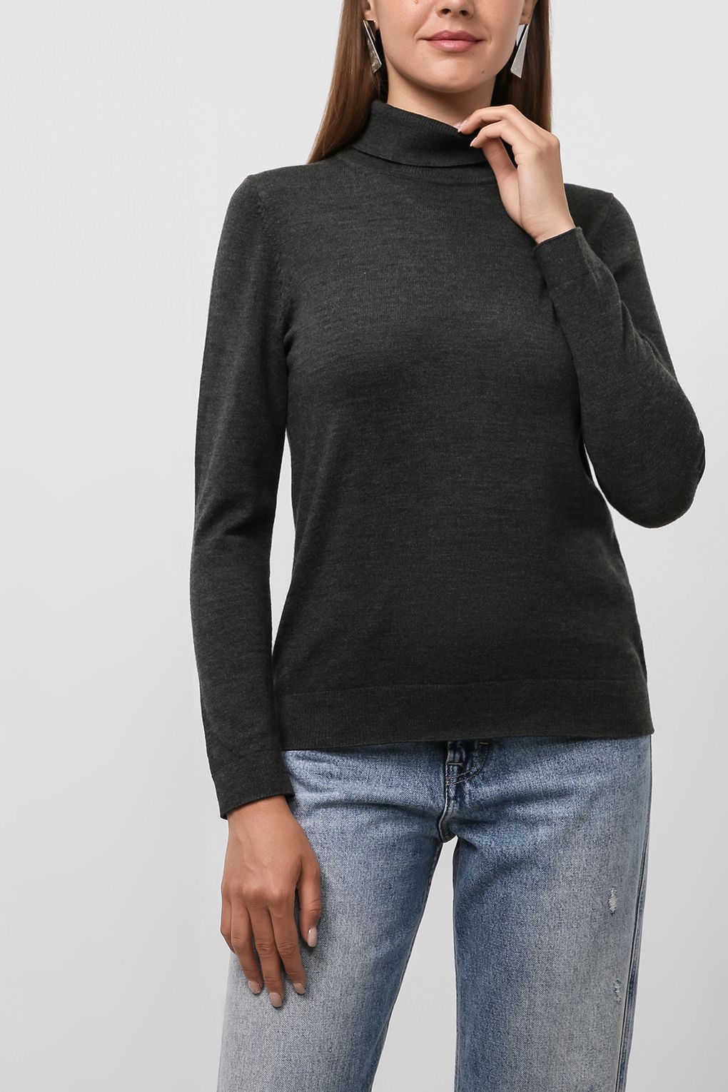 

Водолазка женская Essentials by Stockmann 2108 AUDREY хаки XL, 2108 AUDREY