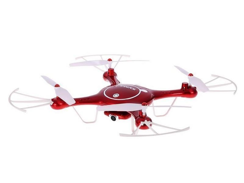 

Р/У квадрокоптер Syma X5UW с FPV трансляцией Wi-Fi (HD), барометр 2.4G RTF красный