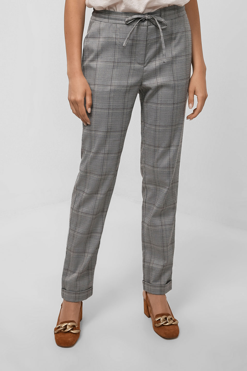 

Брюки женские PAOLA RAY PR221-5057 серые S, PR221-5057