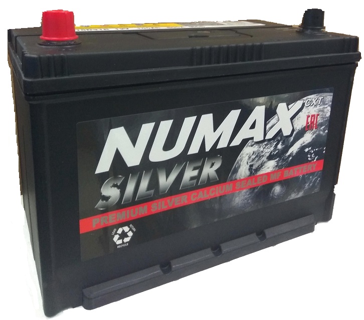 фото Аккумулятор автомобильный numax silver 115d31r 100 а/ч 800 а прям. пол. (303х172х220) борт