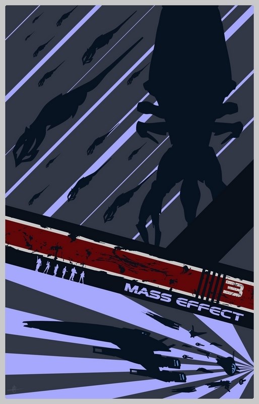 

Постер к игре "Масс Эффект 3" (Mass Effect 3) 50x70 см