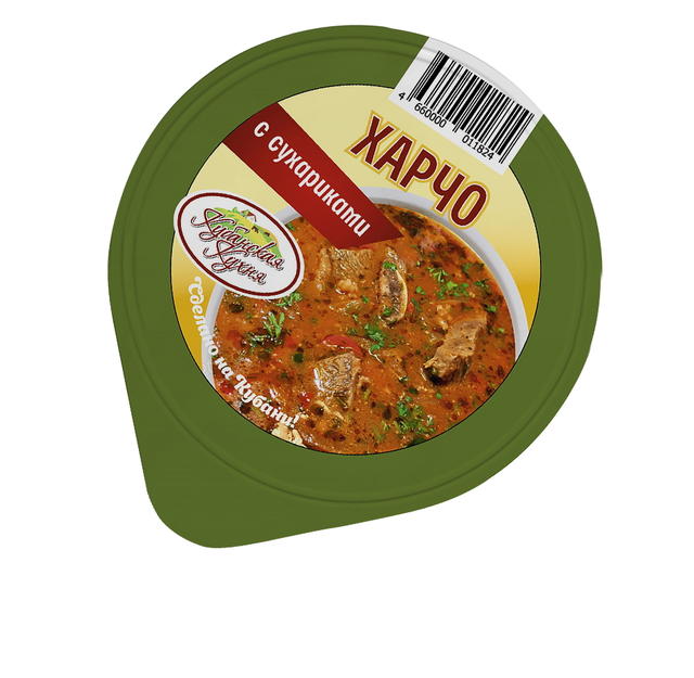 Харчо с сухариками Кубанская кухня стакан, 25г 10 шт.