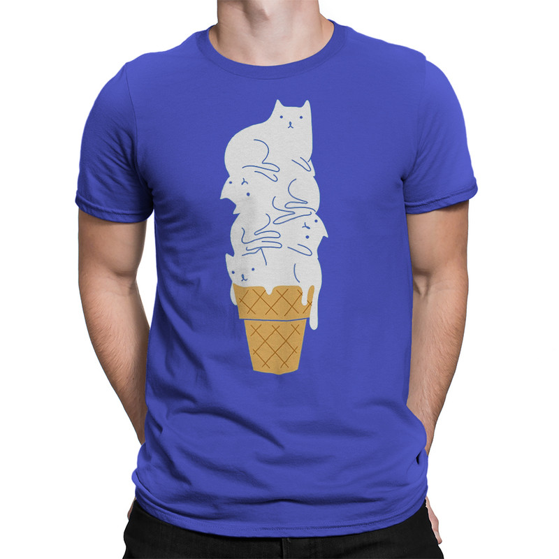 

Футболка мужская Dream Shirts Ванильные Коты синяя L, Синий, Ванильные Коты