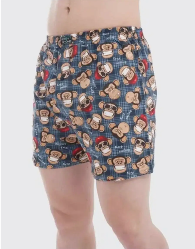 

Трусы мужские IzyWear семейные разноцветные 6XL, Коричневый;красный;синий, семейные