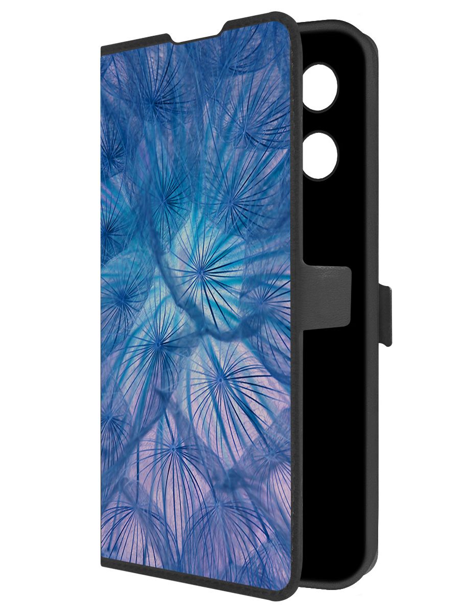 

Чехол-книжка Krutoff Eco Book для Tecno Camon 30S Синий одуванчик (черный)