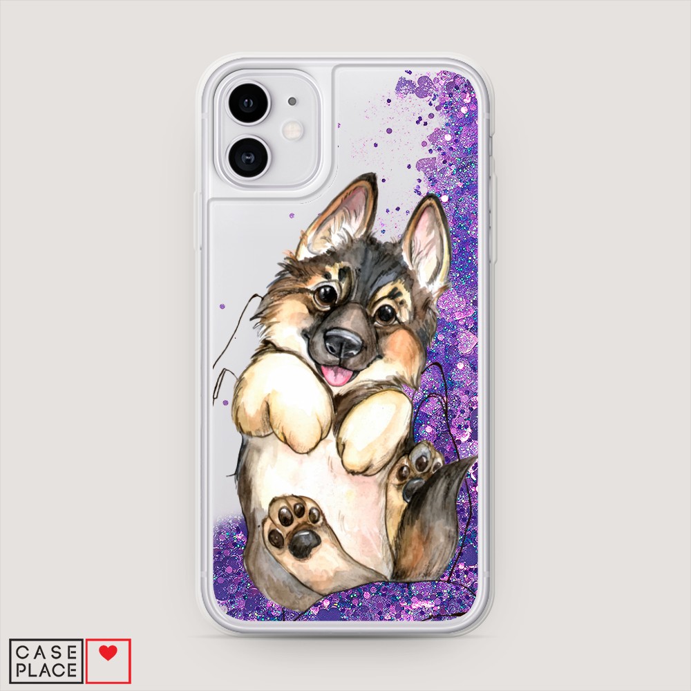 

Чехол Awog на Apple iPhone 11 / Айфон 11 "Овчарка в ладошках", Разноцветный, 12192-1