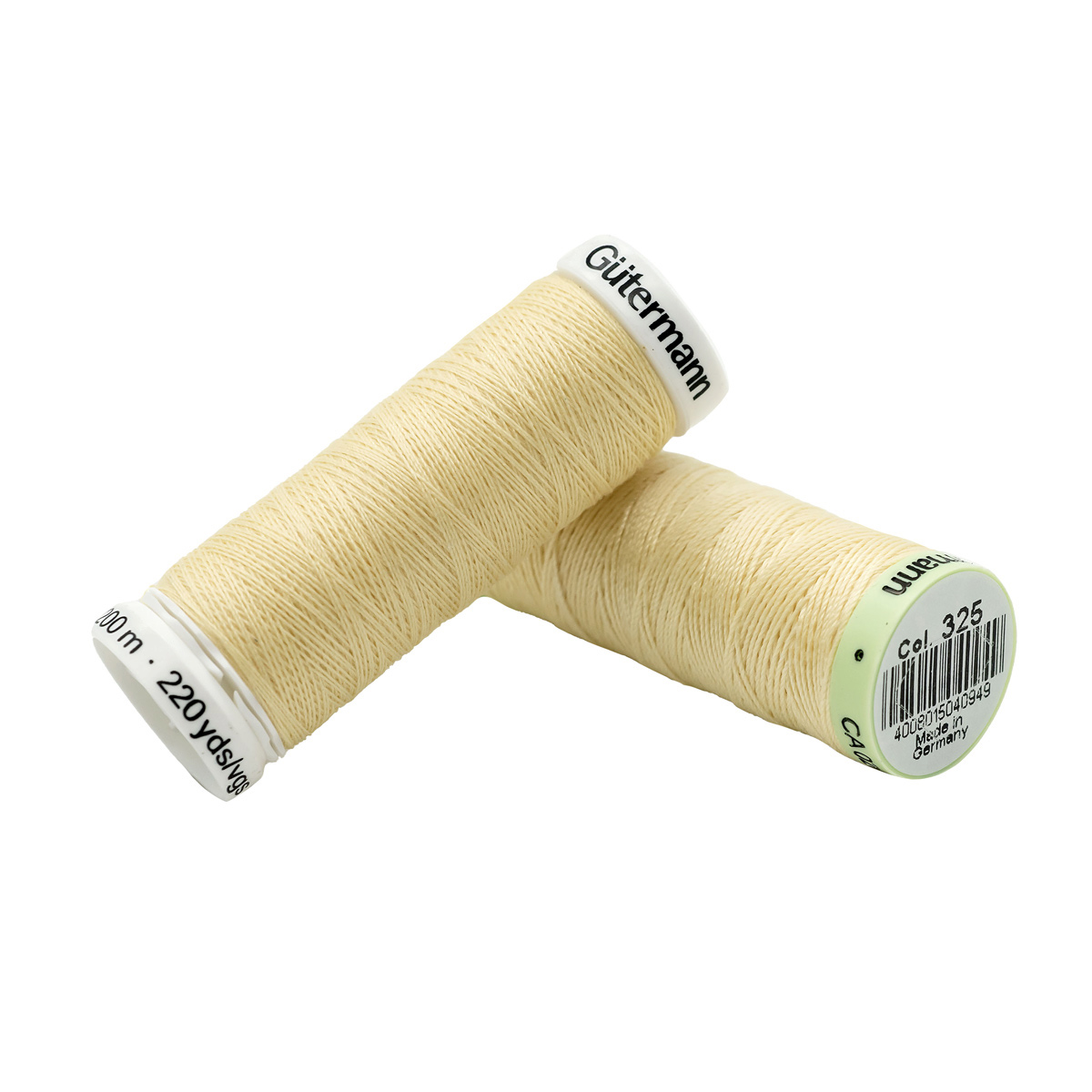 

Нитки Guetermann 557714 2 шт. 30 м желтый