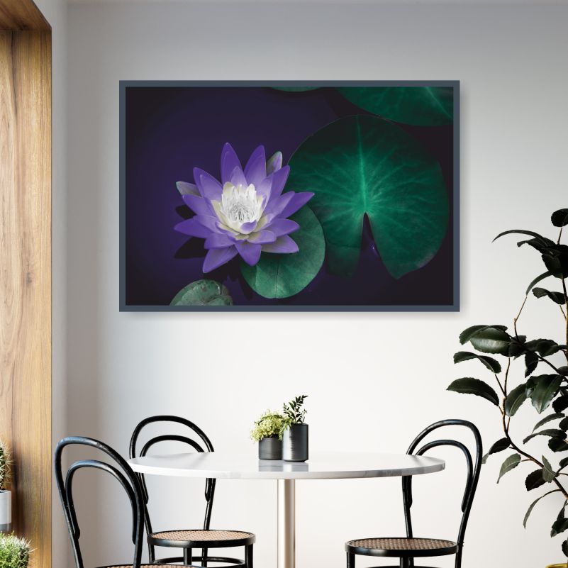 

Постер на холсте ПолиЦентр Голубой Цветок Лотоса 40х30 см, ГолубойЦветокЛотоса