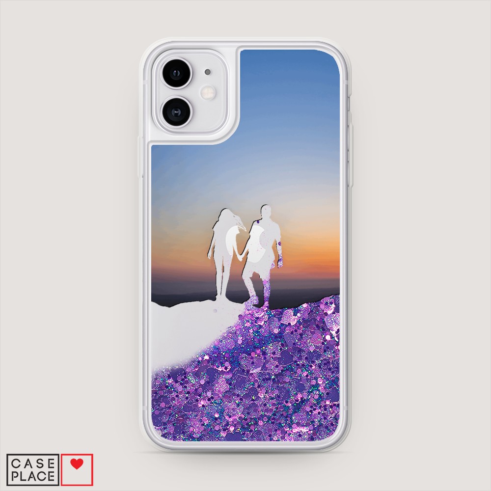 

Чехол Awog на Apple iPhone 11 / Айфон 11 "Пара на краю света", Разноцветный, 12192-1