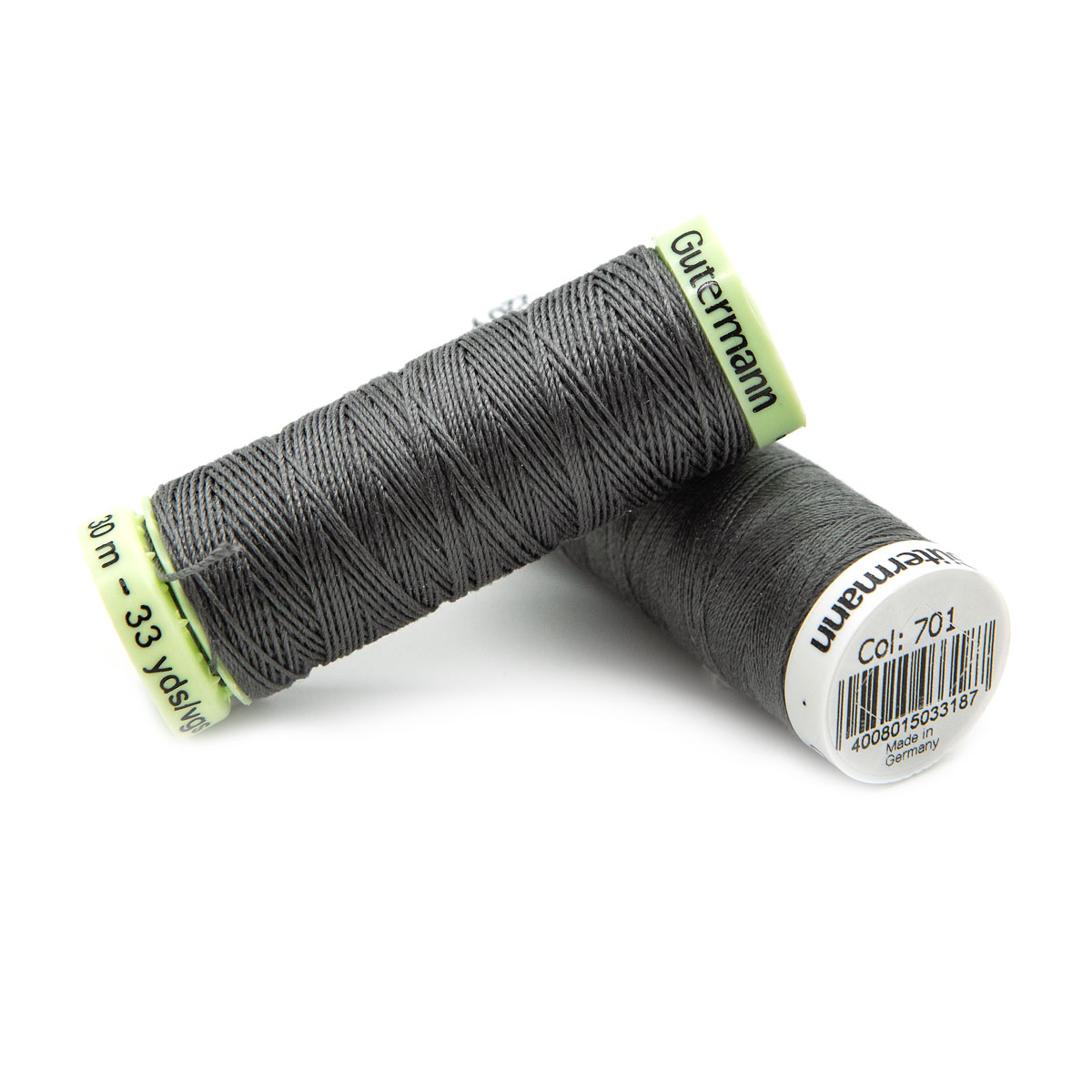 

Нитки Guetermann 557745 2 шт. 30 м серый