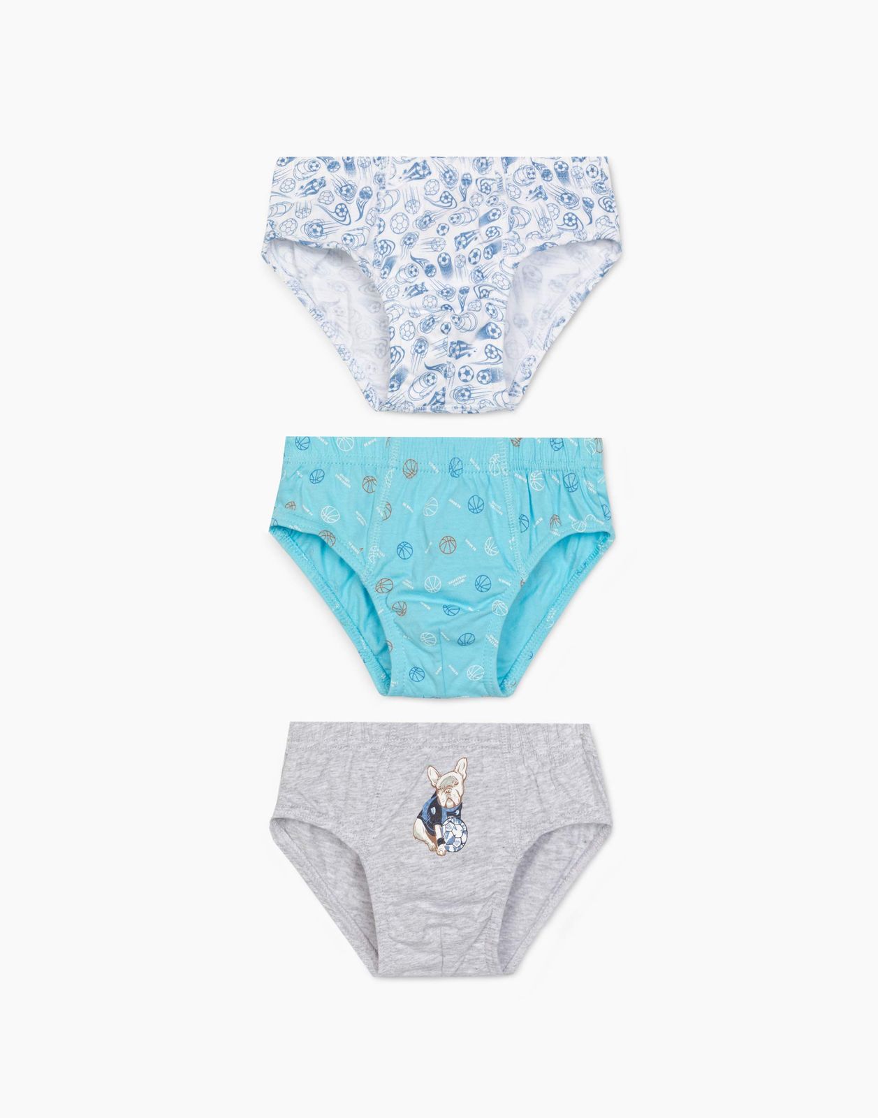 

Комплект трусов для мальчика 3 шт. Gloria Jeans BUW003535 разноцветный 2-4г/104, BUW003535