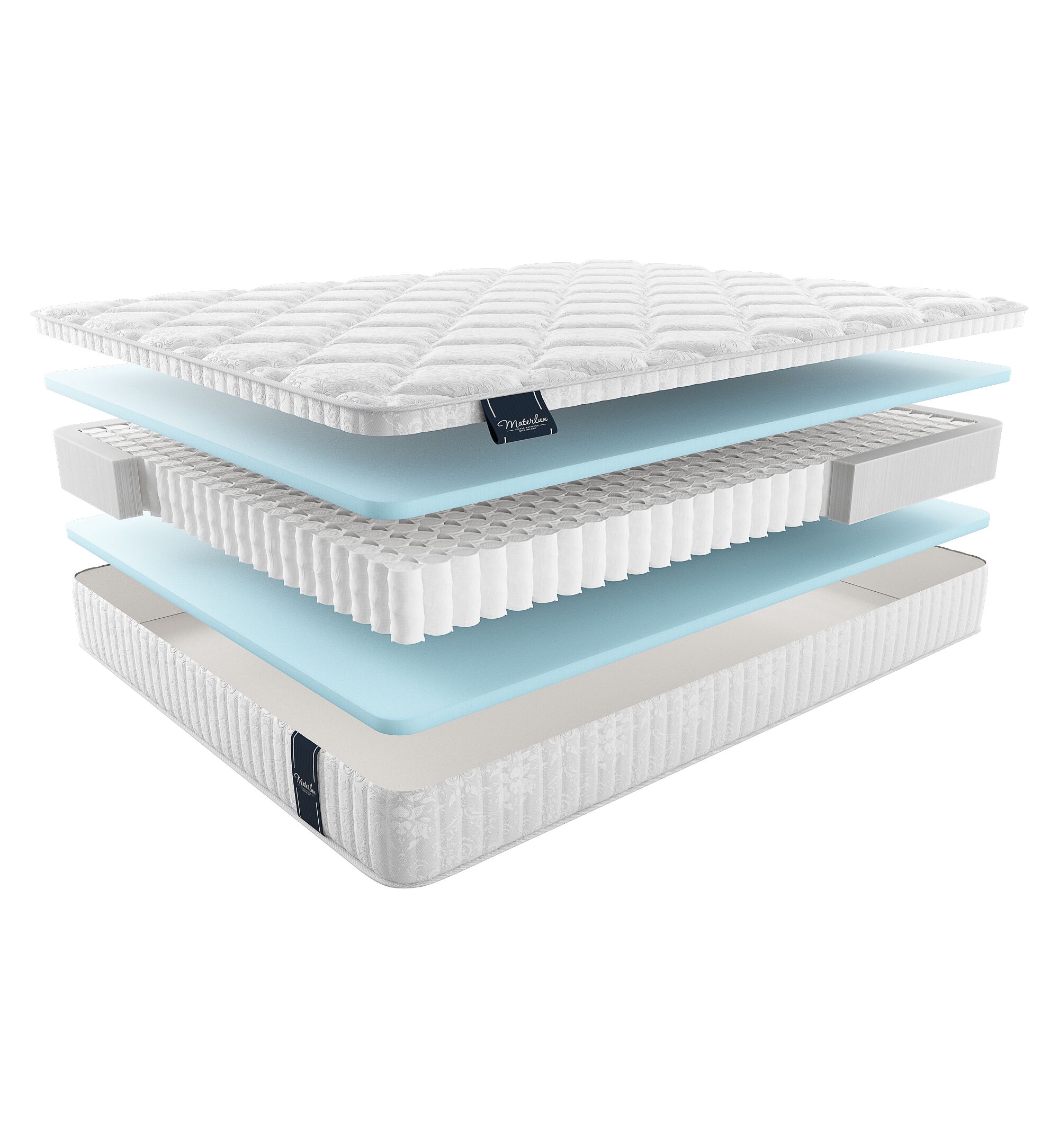 

Матрас Materlux Light-Soft Cometa 105х210, Бежевый;белый;серый;серебристый, Cometa