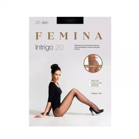 

Колготки женские FEMINA черные 2, Черный