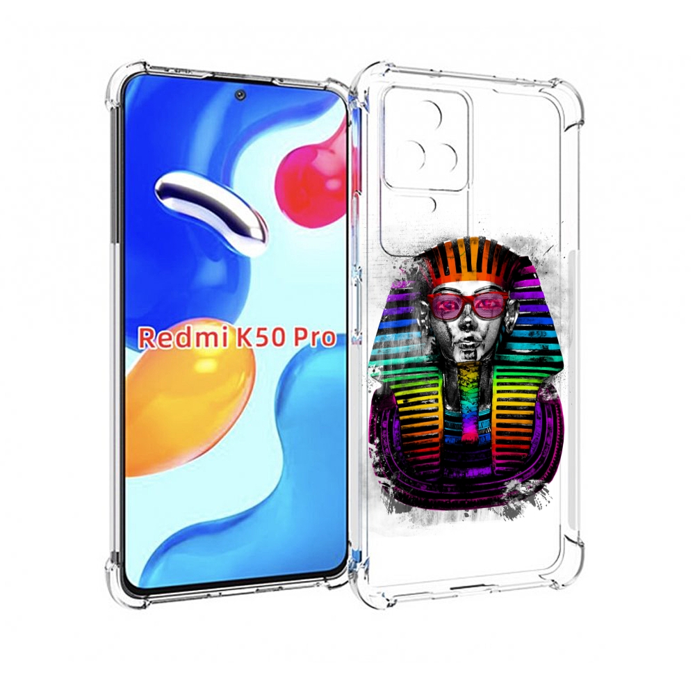 

Чехол MyPads модная богиня для Xiaomi Redmi K50 / K50 Pro, Прозрачный, Tocco