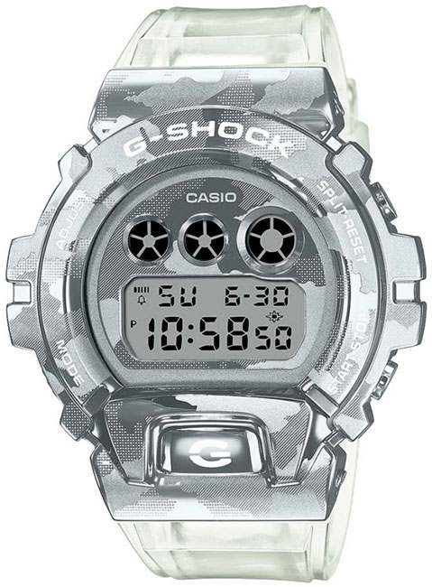 фото Наручные часы мужские casio gm-6900scm-1e белые