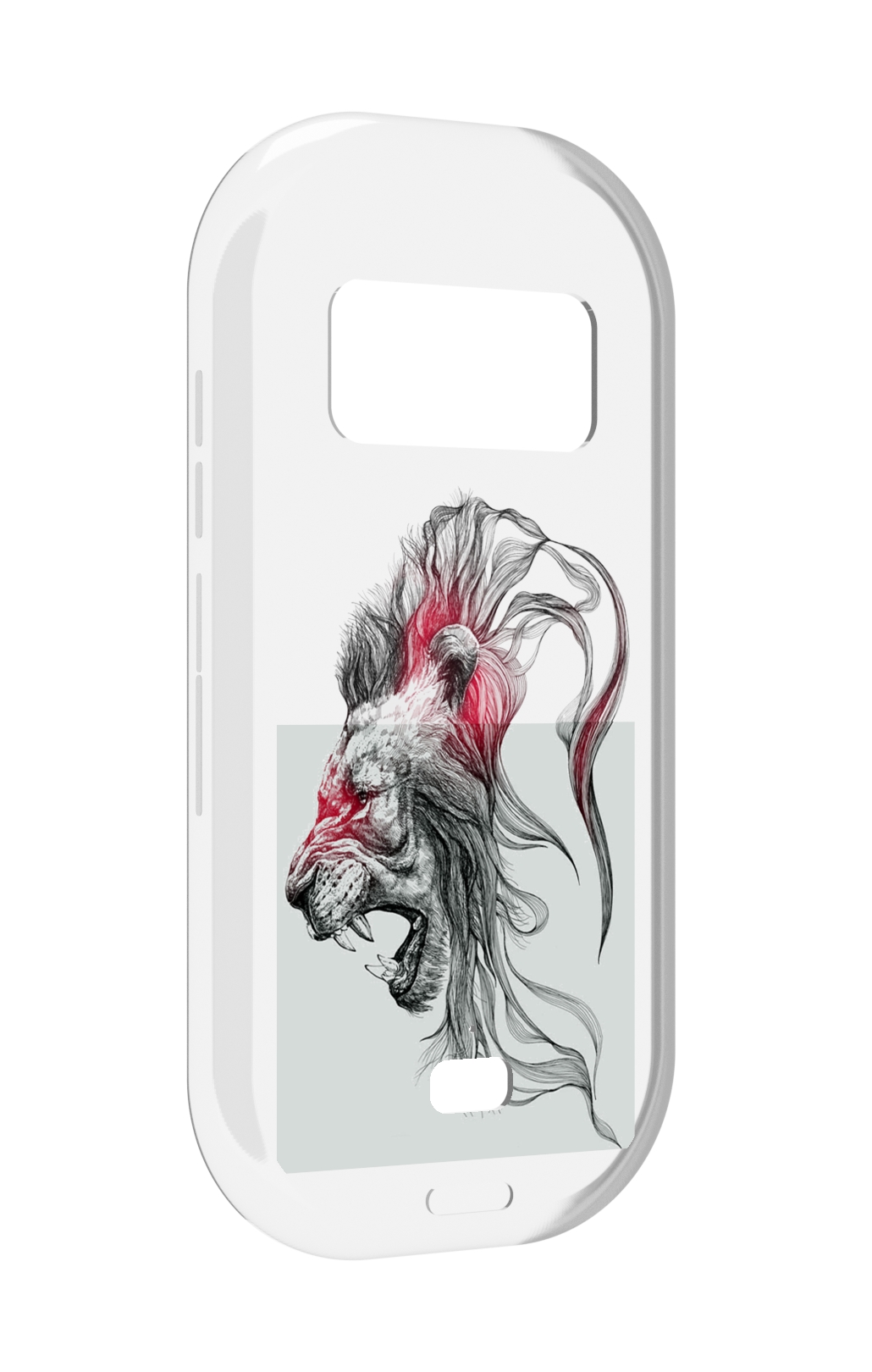 

Чехол MyPads разъяренный лев для UleFone Armor 15, Прозрачный, Tocco