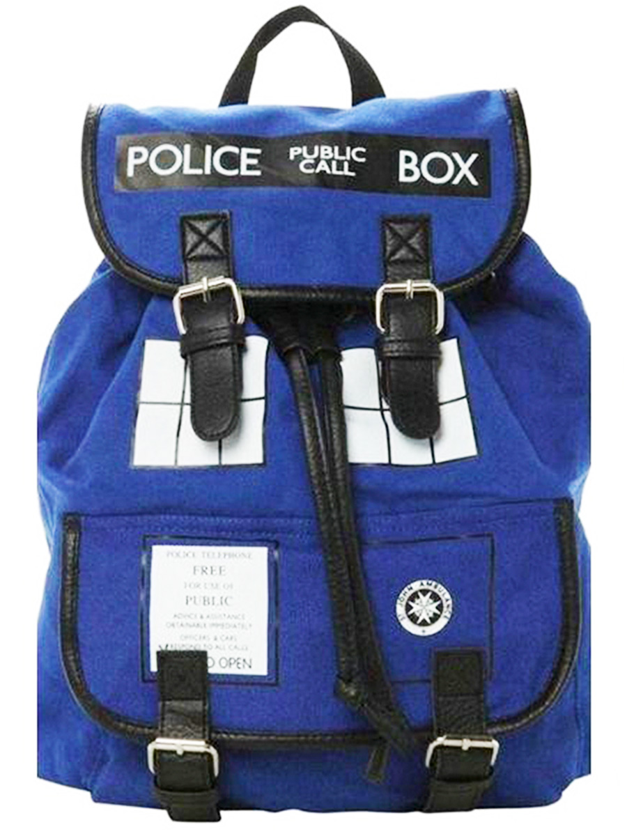 Рюкзак StarFriend Доктор Кто ТАРДИС Doctor Who TARDIS 30х11х32 см, 10,5 л