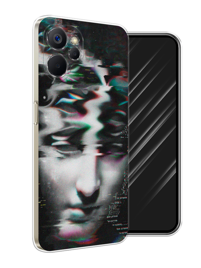 

Чехол Awog на Realme 9i 5G/10T 5G "Glitch Art", Серый, 2513950-9