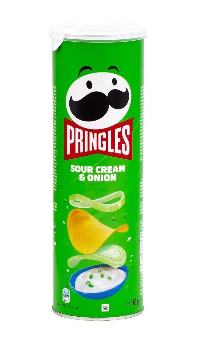 

Чипсы Pringles картофельные сметана и лук, 165 г х 6 шт, с1234
