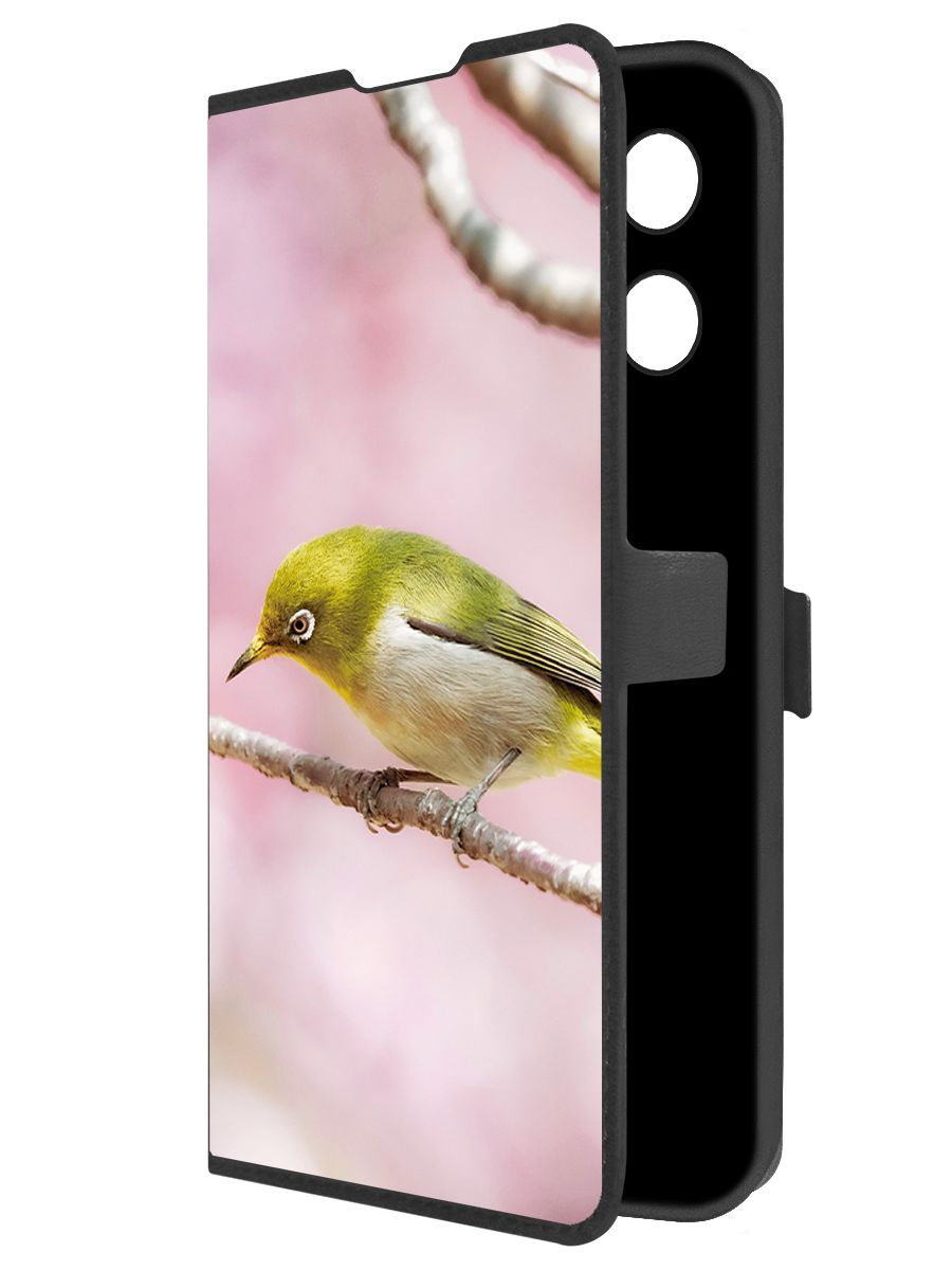 

Чехол-книжка Krutoff Eco Book для Tecno Camon 30S Японская белоглазка (черный)