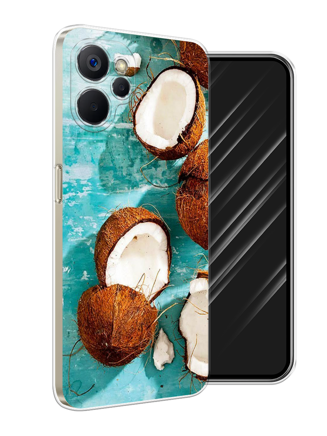 

Чехол Awog на Realme 9i 5G/10T 5G "Разбитые кокосы", Коричневый, 2513950-10