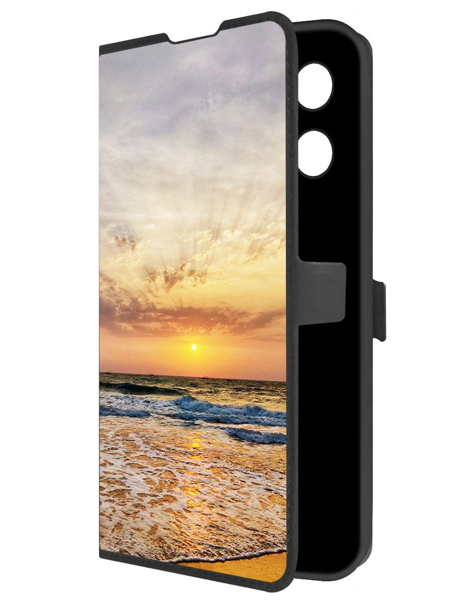 

Чехол-книжка Krutoff Eco Book для Tecno Camon 30S Индия, Пляжи Гоа (черный)