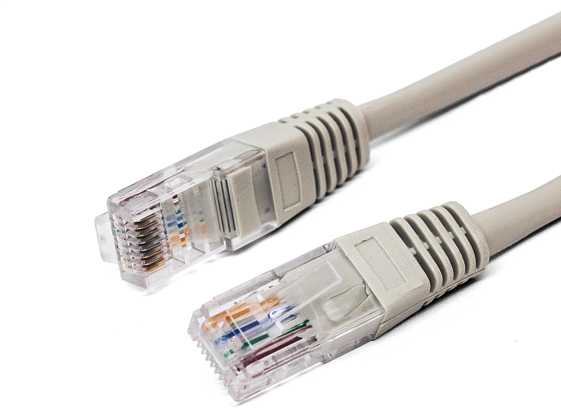 Патч-корд Filum RJ45 - RJ45 вилка-вилка 0.25м (FL-U5-C-0.25M) серый