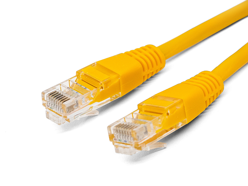 Патч-корд Filum RJ45 - RJ45 вилка-вилка 0.25м (FL-U5-C-0.25M-Y) желтый