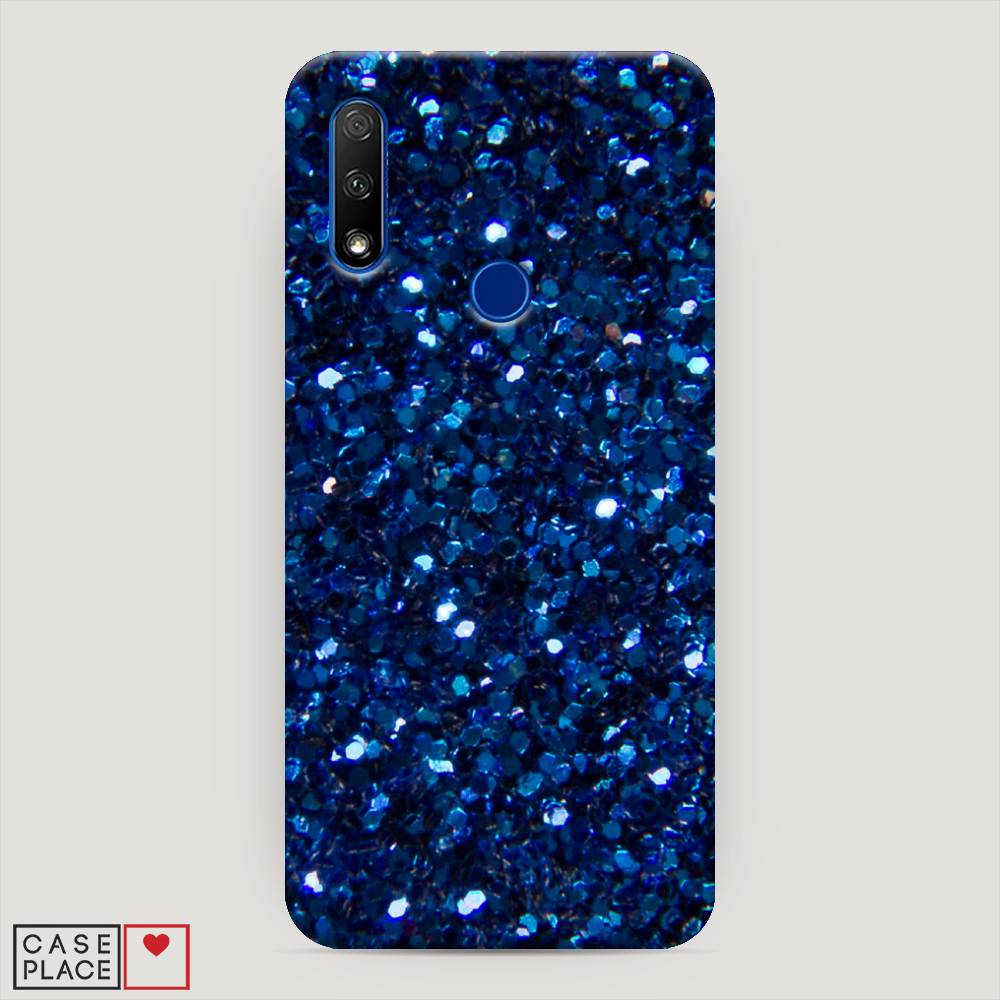 

Чехол Awog "Синие блестки рисунок" для Honor 9X