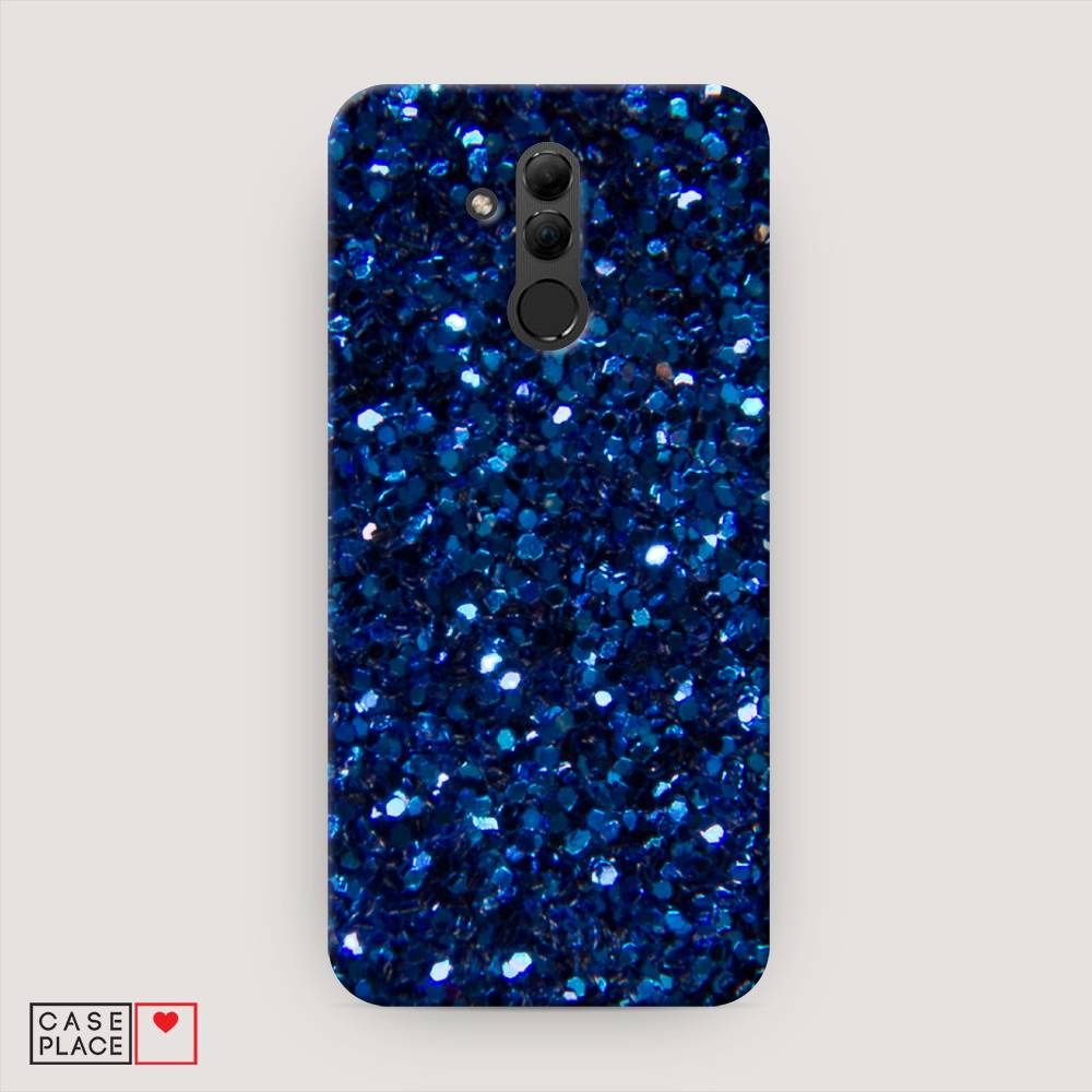 

Чехол Awog "Синие блестки рисунок" для Huawei Mate 20 Lite