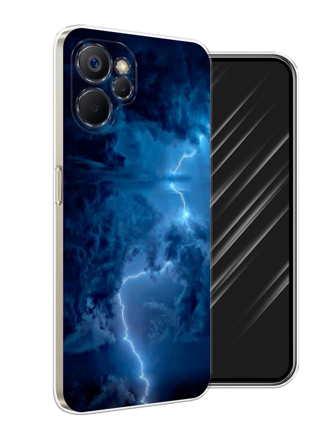 

Чехол Awog на Realme 9i 5G/10T 5G "Молния", Синий, 2513950-4