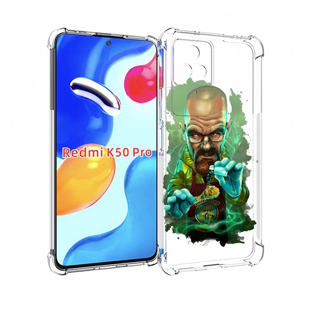 

Чехол MyPads повар для Xiaomi Redmi K50 / K50 Pro, Прозрачный, Tocco