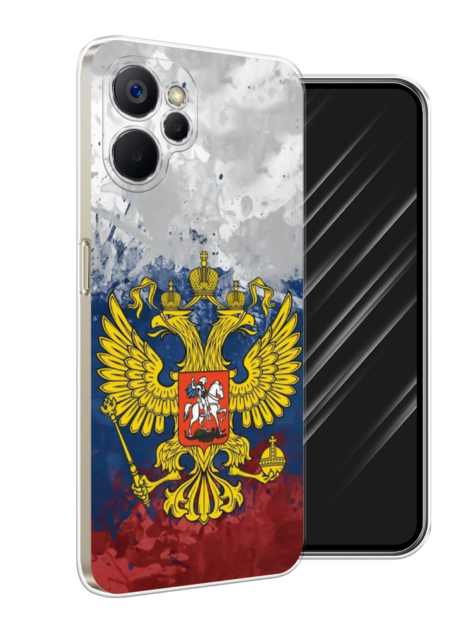 

Чехол Awog на Realme 9i 5G/10T 5G "РФ", Белый;синий;красный, 2513950-5
