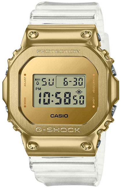 фото Наручные часы мужские casio gm-5600sg-9e белые