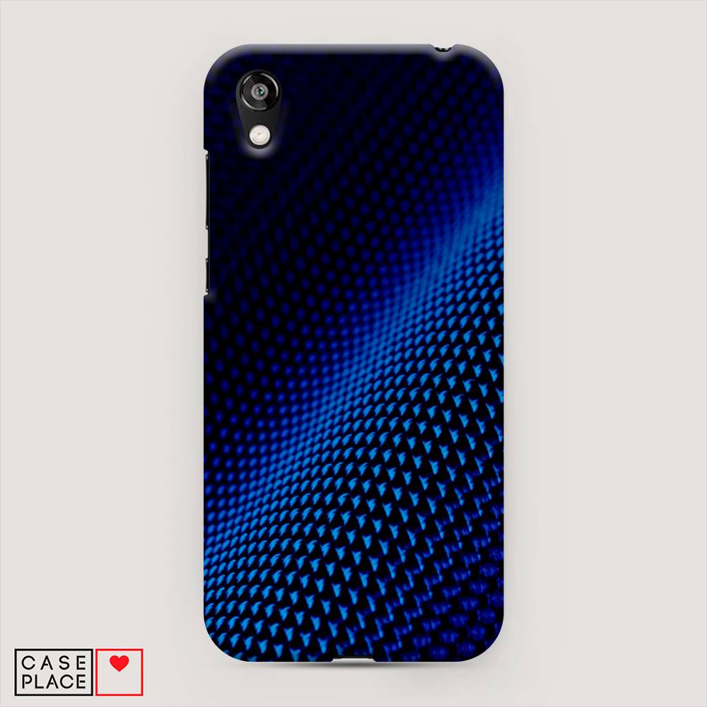 фото Чехол awog "синий карбон" для honor 8s