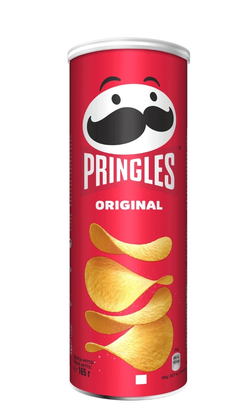 Чипсы Pringles оригинальные картофельные, 165 г х 19 шт