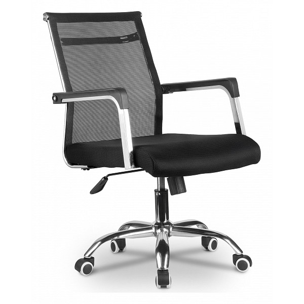 

Кресло компьютерное Riva Chair 706E черный/хром