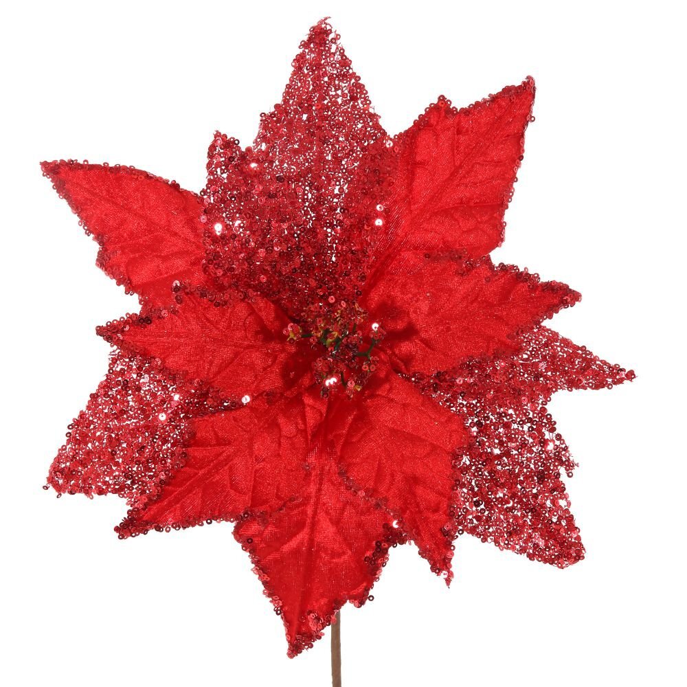 Цветок искусственный Flando 33x33x47 см 755218 Красный
