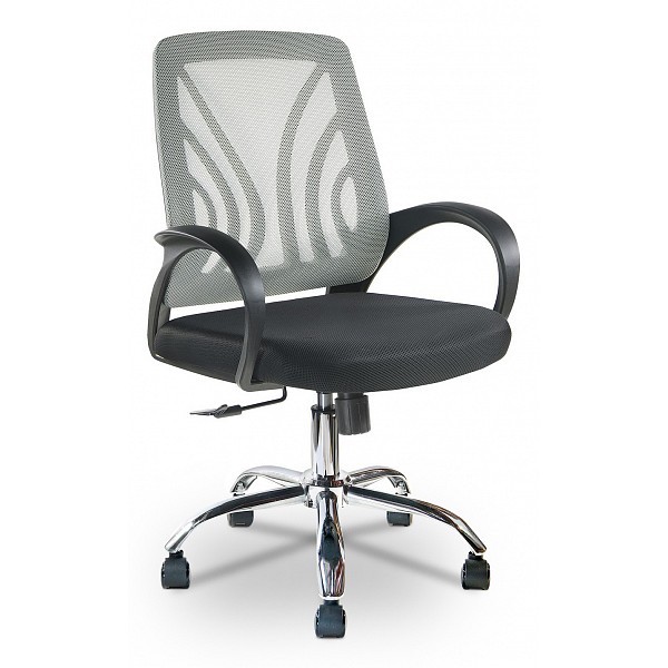 Кресло офисное Riva Chair 8099E, серый/черный