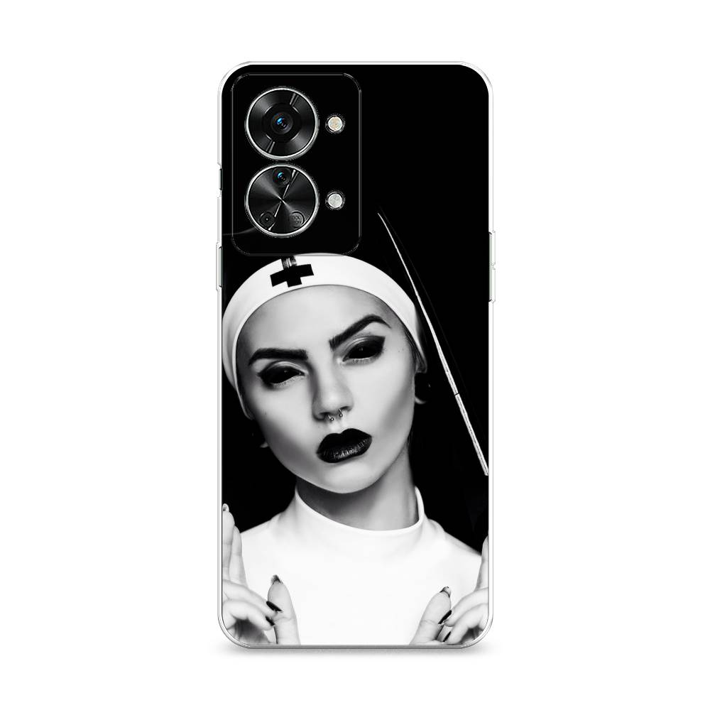 

Чехол Awog на OnePlus Nord 2T / ВанПлас Норд 2T "Черная монашка", Разноцветный, 153250-9