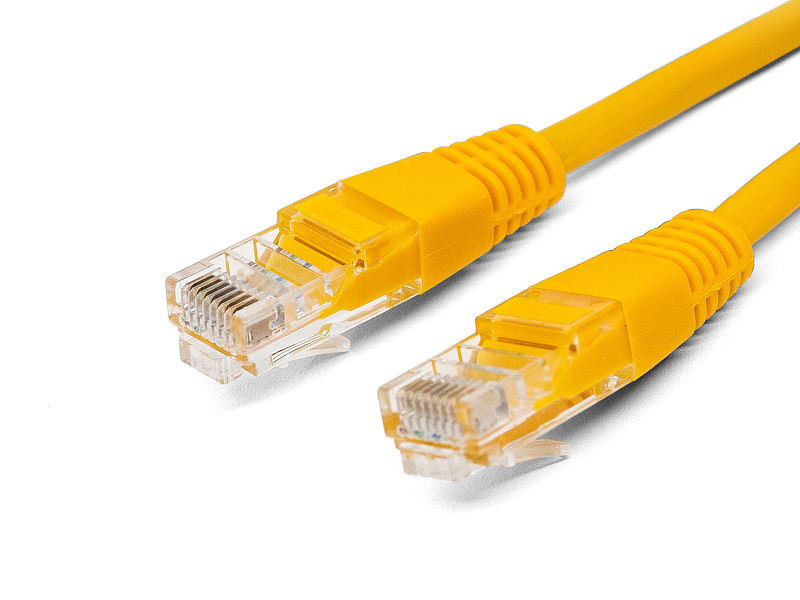 

Патч-корд Filum RJ45 - RJ45 вилка-вилка 10м (FL-U5-C-10M-Y) желтый