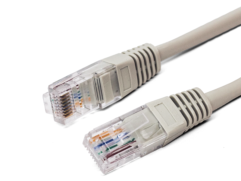 Патч-корд Filum RJ45 - RJ45 вилка-вилка 0.5м (FL-U6-0.5M) серый