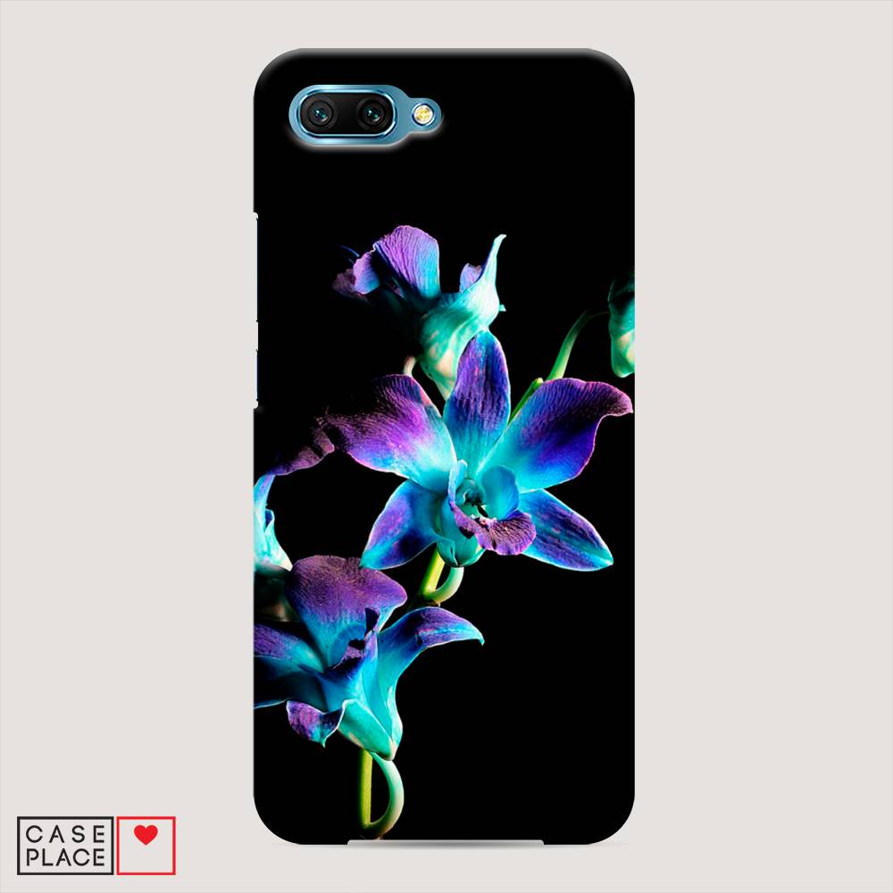 

Чехол Awog "Синий цветок для черном" для Honor 10, 65320-6