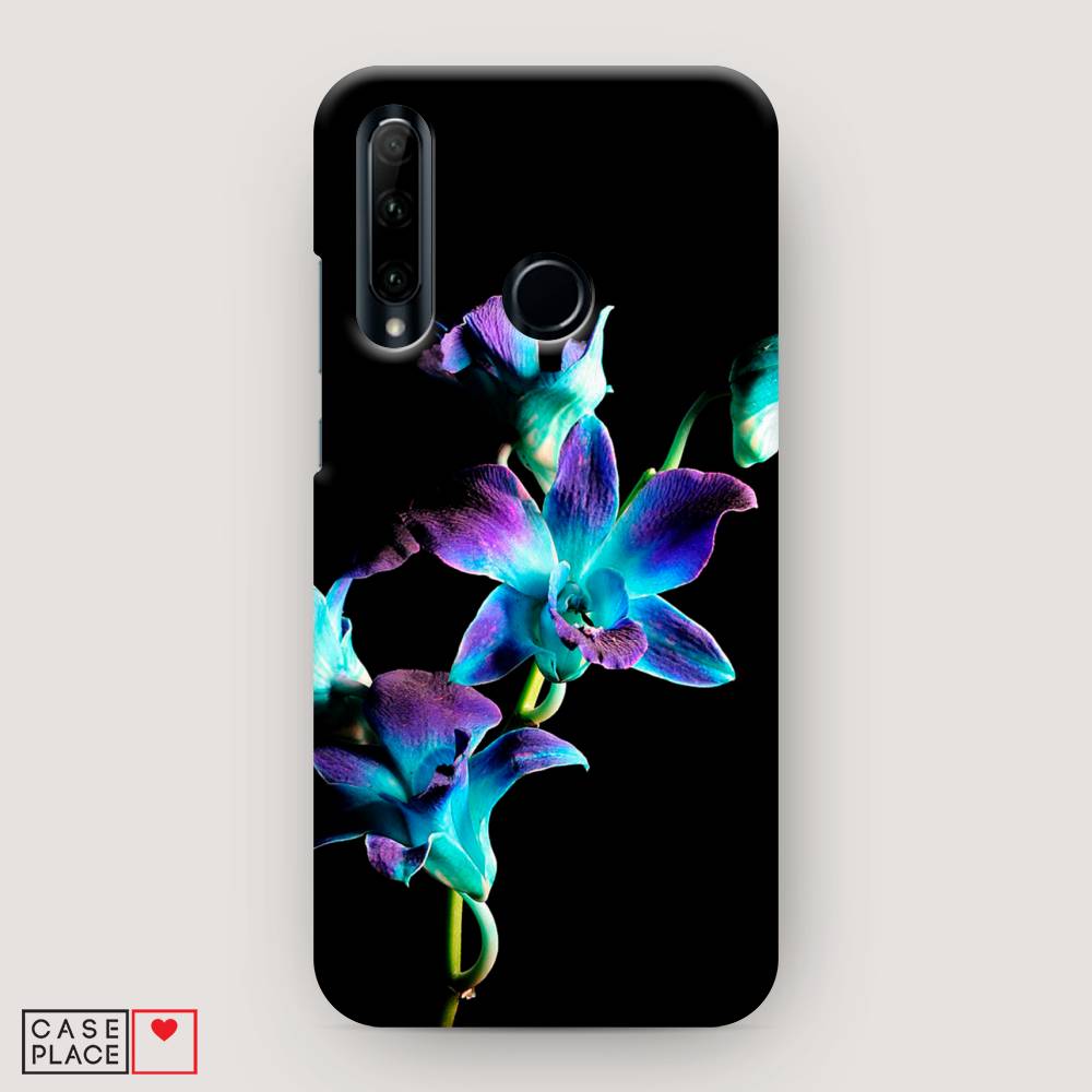 

Чехол Awog "Синий цветок для черном" для Honor 10i, 68820-6