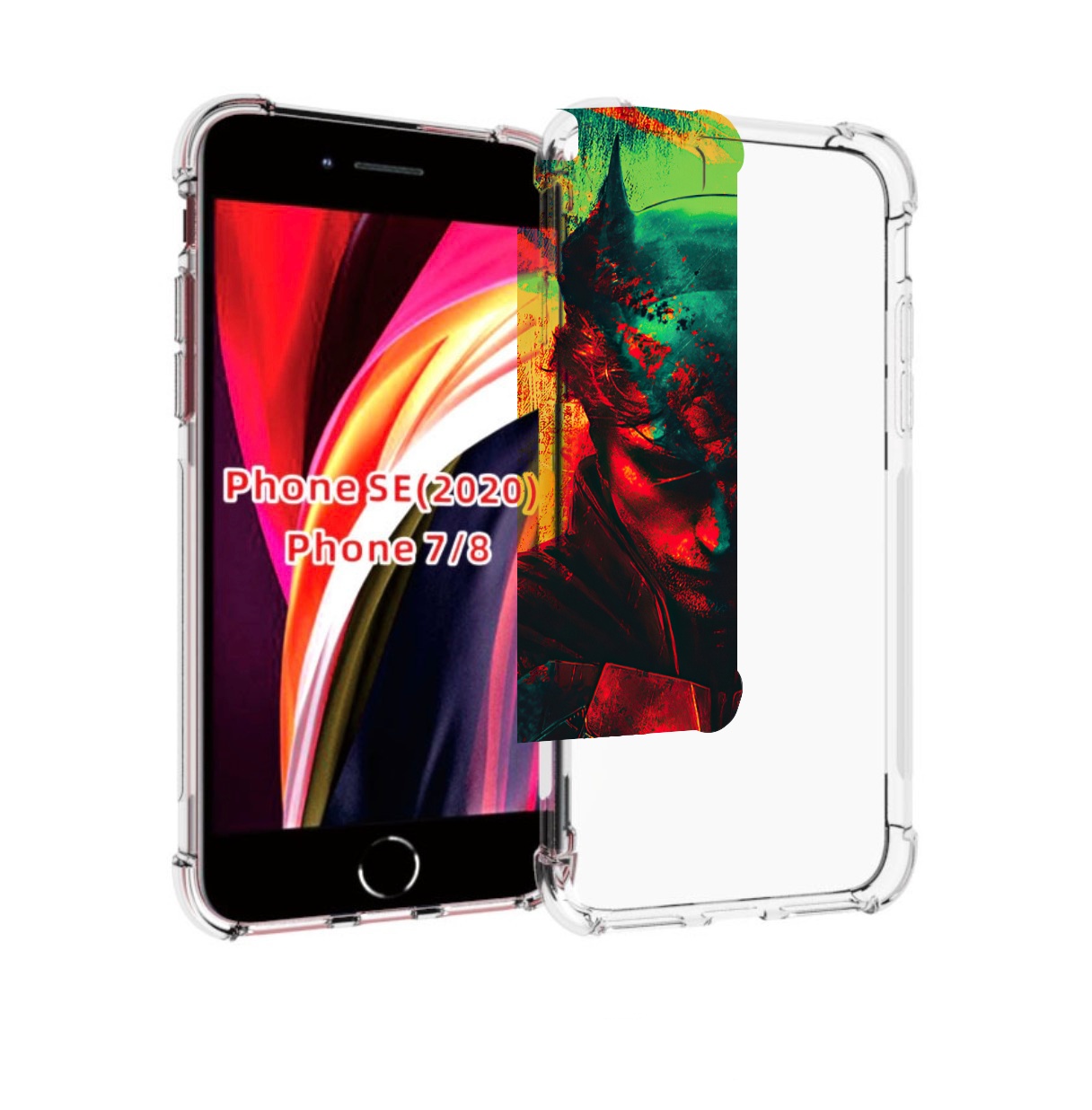 

Чехол MyPads The Batman для iPhone 7 4.7 / iPhone 8 / iPhone SE 2 (2020), Прозрачный, Tocco
