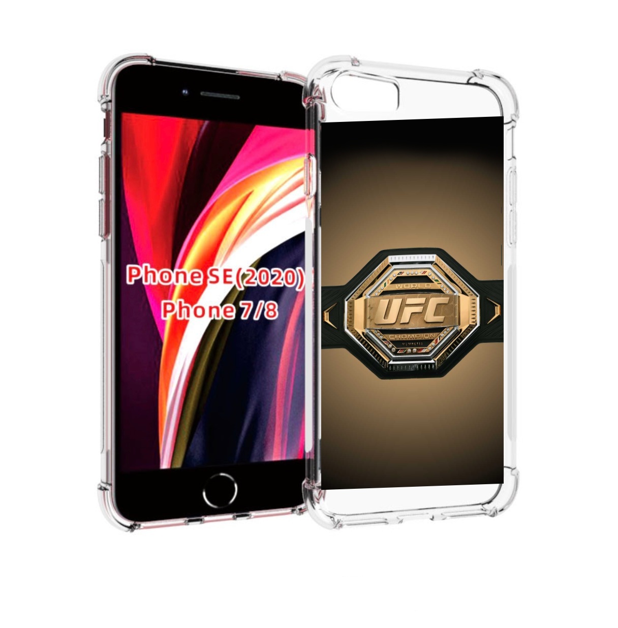 

Чехол MyPads UFC единоборства мужской для iPhone 7 4.7 / iPhone 8 / iPhone SE 2 (2020), Прозрачный, Tocco